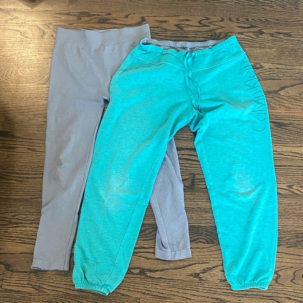 Women’s Bundle of 2 Workout Pant Set Yoga Pant Sweat Pant